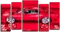 Модульная картина " Красное авто "