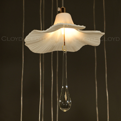 Люстра Cloyd SHANGRILA C33 / выс. 250 см - керамика - золото (арт.11335)