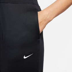 Женские теннисные брюки Nike Therma-FIT One High-Waisted 7/8 Trousers - черный