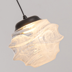 Подвесной светильник MD25030003-1A matt black/clear