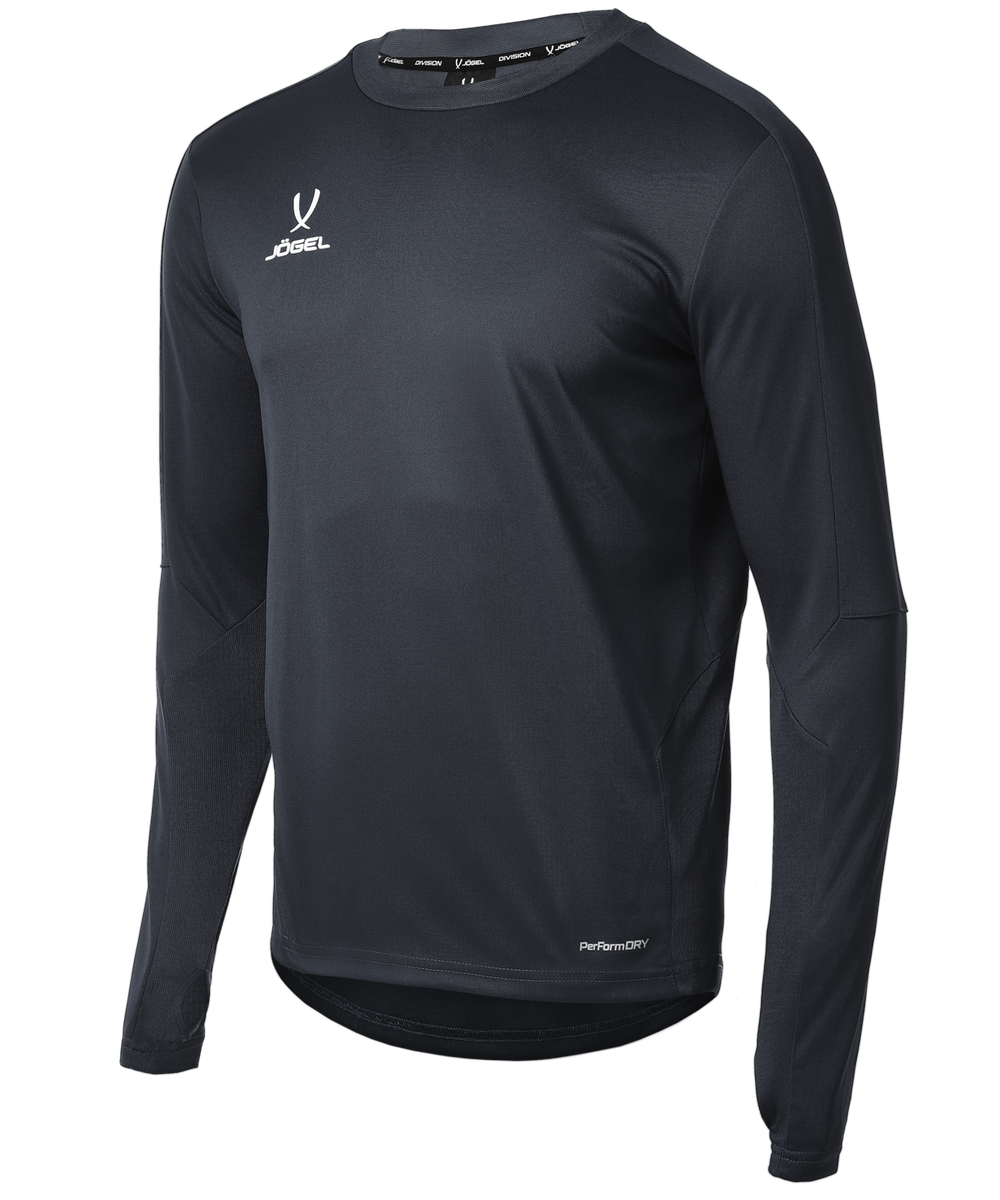 Джемпер тренировочный DIVISION PerFormDRY Pro Training Top, черный, детский