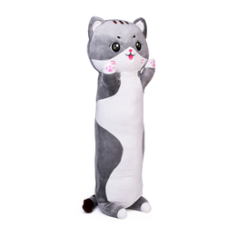 Мягкая игрушка "Кот" в комплекте с серым пледом(110*150см)