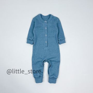 Комбинезон из кашкорсе "Simple" Синий камень