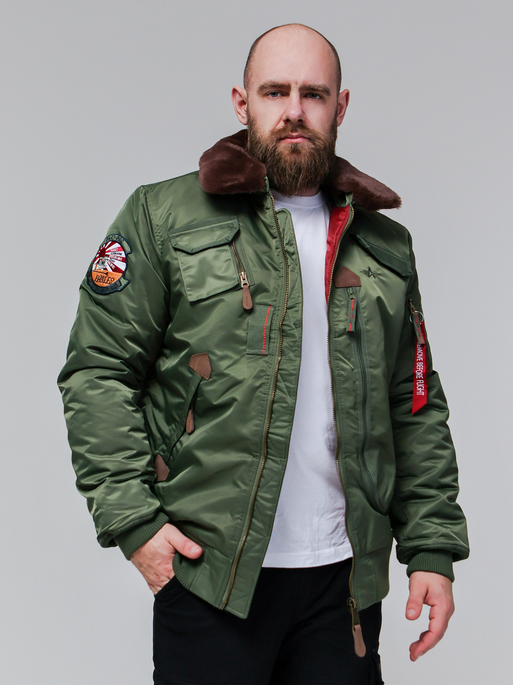 Бомбер утепленный Alpha Industries AL1000