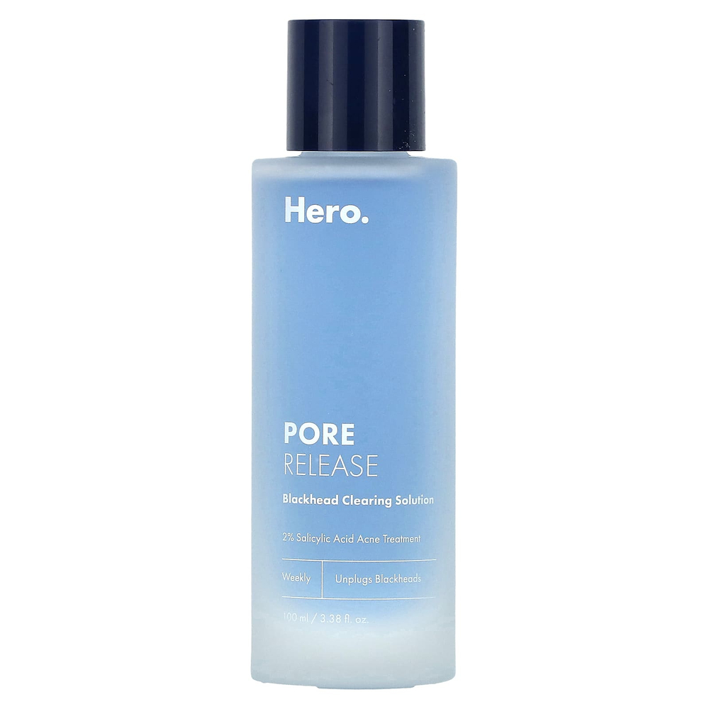Hero Cosmetics, Pore Release, раствор для очищения от угрей, 100 мл (3,38 жидк. унц.)