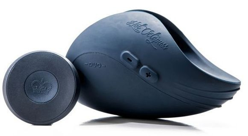 Синий инновационный мужской вибратор PULSE DUO (Цвет: синий)