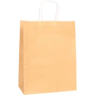 Пакет подарочный «Классика» 32*26*12 см, бежевый (крафт)
