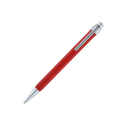 Подарочная красная латуневая шариковая ручка с нажимным механизмом Pierre Cardin PRIZMA PC1924BP в подарочной коробке