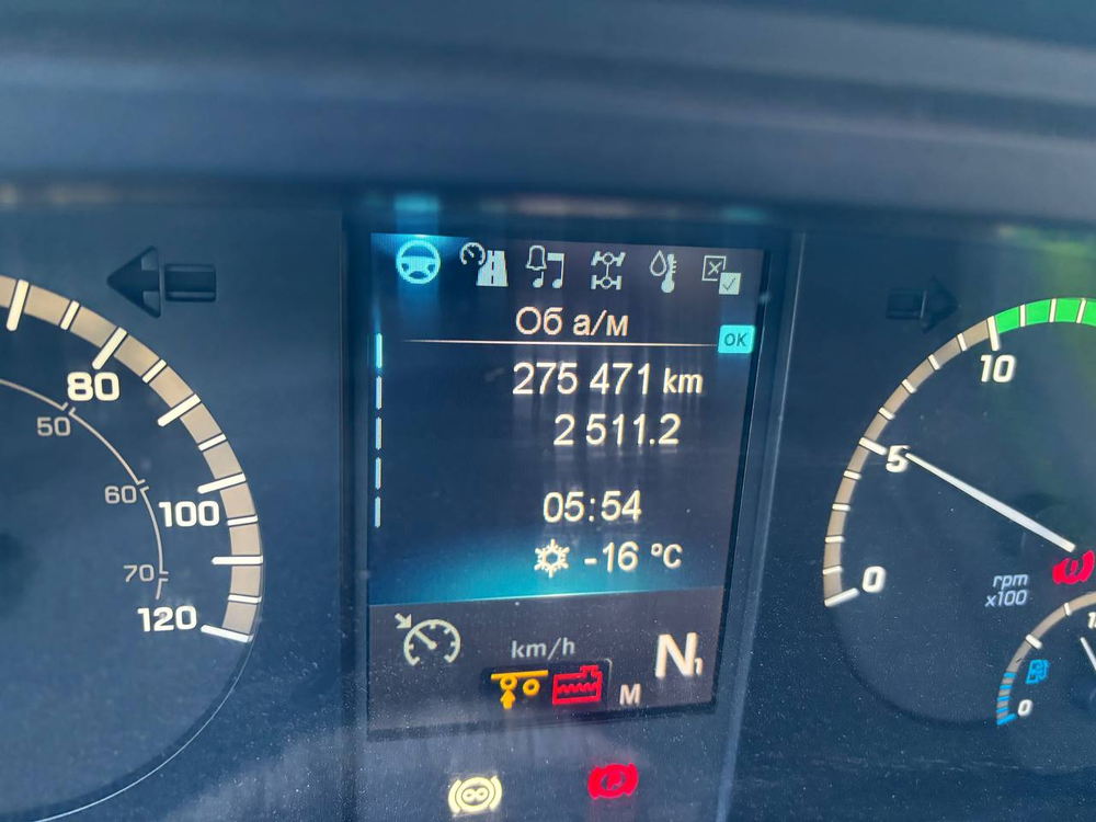 Mercedes-Benz Actros 6x4 Седельный тягач 2645 LS (Дизельный, 12,8 л, 449 л.с., МТ)