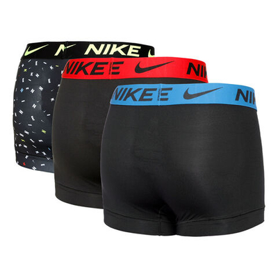 Nike Dri-Fit Essen Micro Trunk Boxer Shorts 3 Pack Men - Black, Multicoloured