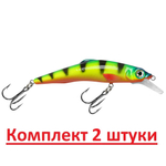 Воблер Минноу RONIN 89mm, цвет 048 (окунь), 1 штука