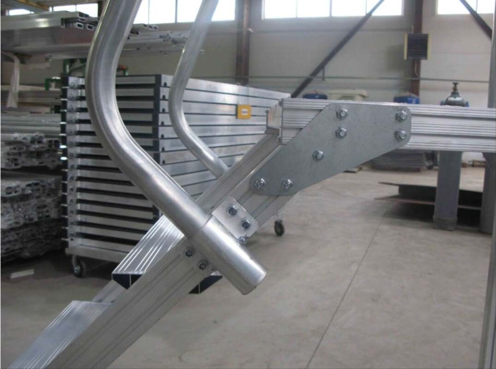 Лестница подмости MEGAL ЛП-0,8 с двумя поручнями