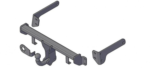 Фаркоп Chevrolet Captiva 2006-2013, условно-съемный,(без электрики) Трейлер.9431