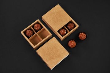 Купить Коробка для шоколада «Серебро», с окном, × × см с доставкой по Владивосток