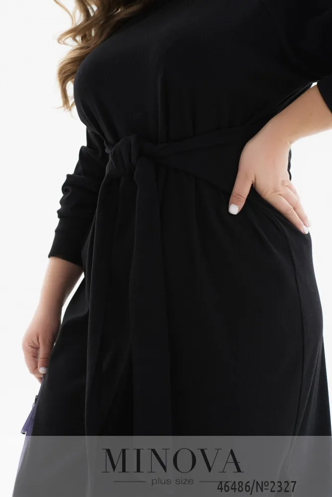 Платье 2327-черный Minova