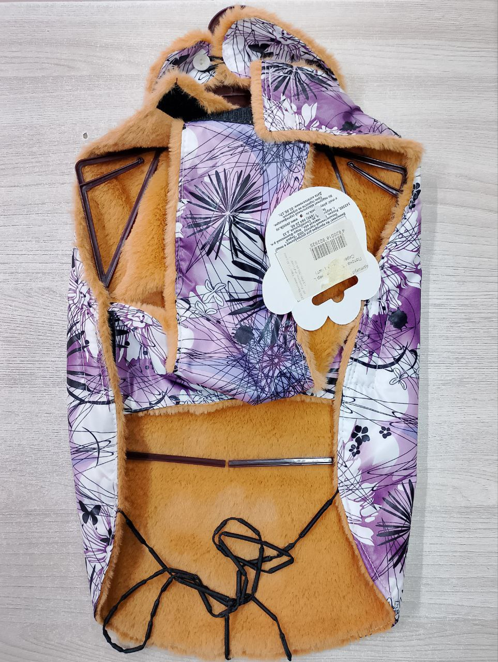 ZOONIK Попона для собак на меху, размер L