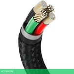 Кабель Baseus Cafule 2m Black (CALJK-B01)
