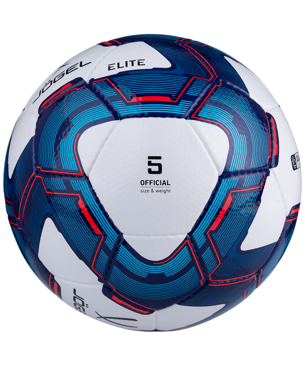 Мяч футбольный Elite №5, белый/синий/красный