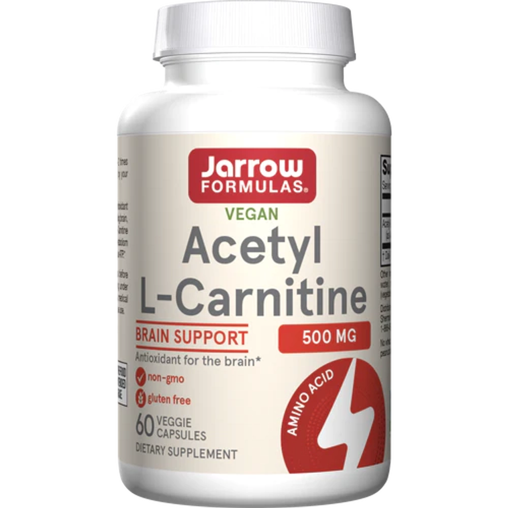 Acetyl L-Carnitine 500 мг 60 капсул Jarrow Formulas