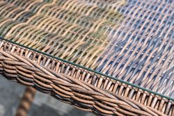 "Латте" плетеный стол из искусственного ротанга 160х90см, цвет коричневый