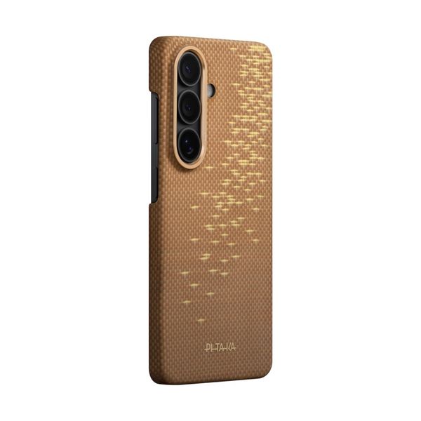 Чехол Pitaka Edge Case для Samsung S26+, Золотой блик | Golden Glint
