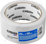 СИБИН 48 мм х 25 м, креповый, Малярный скотч (12111-50)
