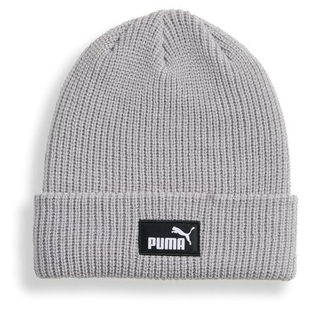 Шапка PUMA ESS High Crown Beanie, 02641002, 100% акрил, серый