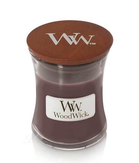 Замша и сандаловое дерево, ароматическая свеча, WoodWick
