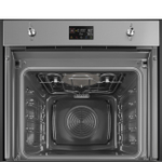 SMEG SO6302M2X Многофункциональный духовой шкаф, комбинированный с микроволновой печью, 60 см, 11 функций, нержавеющая сталь с обработкой против отпечатков пальцев