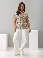 Блузка БЛв-182/ромб-цепи