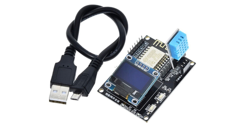 Метеостанция esp8266, oled 0.96, DHT11