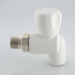 Кран шаровой полипропиленовый со сгоном угловой VALTEC