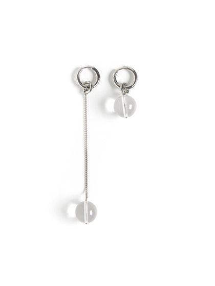 Серьги "Effect Bubble 16" Silver