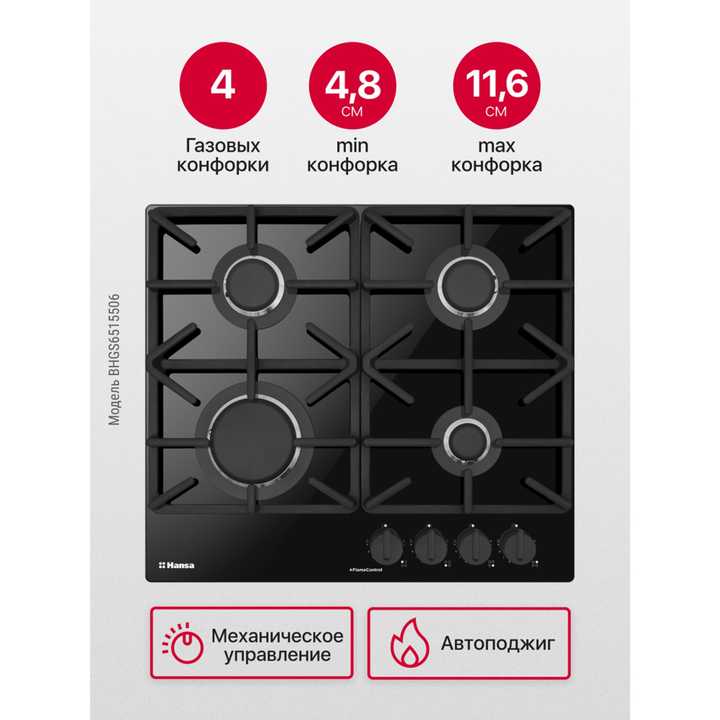 Газовая панель Hansa BHGS6515506