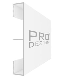 Вставка в плинтус Pro Design 1965 белый, 2700x12x70 мм
