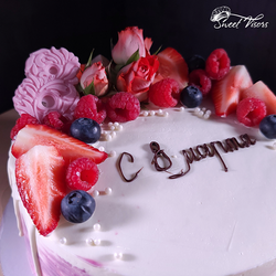 Торт подарок маме на 8 Марта Кондитерская Сладкие Козырьки Sweet Visors Светланы Дегтеревой
