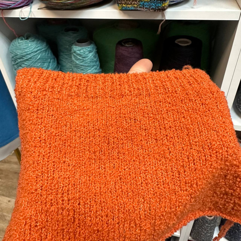 14488 - VIMAR; 51% кашемир, 34% меринос, 15% шёлк; 450м/100гр; col. 5603 Rosso vintage, цвет: оранжевый, апельсин; S503