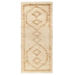 Ковер из джута и переработанного хлопка kolkata из коллекции ethnic, 70x160см