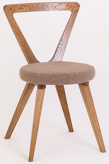 Стул Вегас (дуб/тон Светлый дуб с черной патиной 004/ткань 1-009)