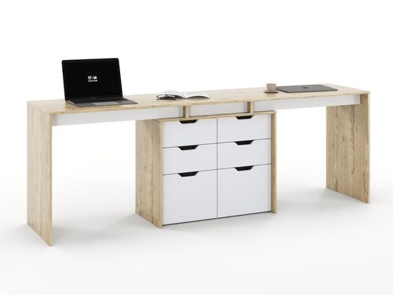 дуб бунратти / белый