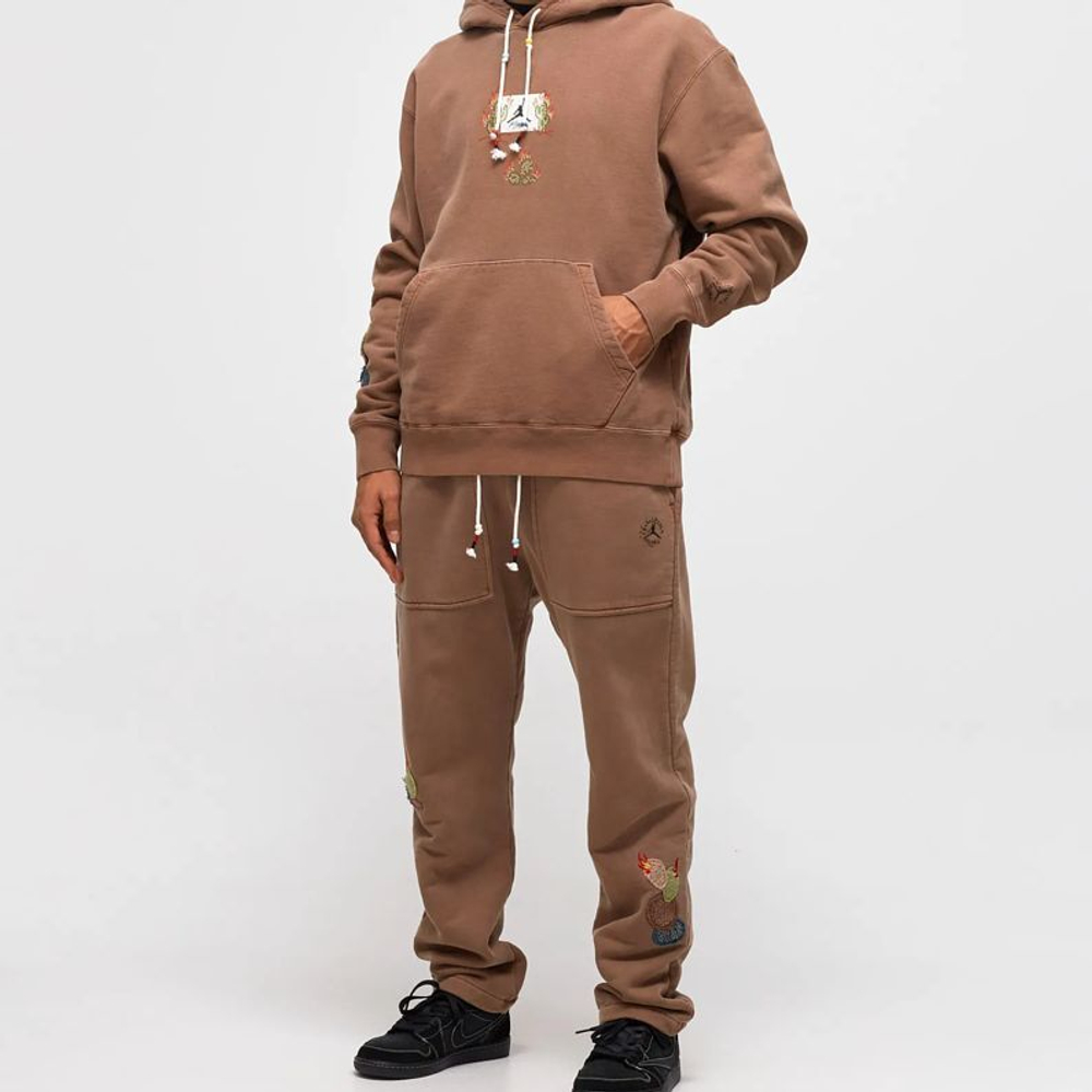 Jordan x Travis Scott Fleece Pants Archaeo Brown, DO4098-256
