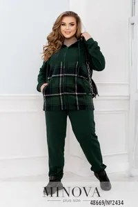Костюм 2434-темно-зеленый Minova