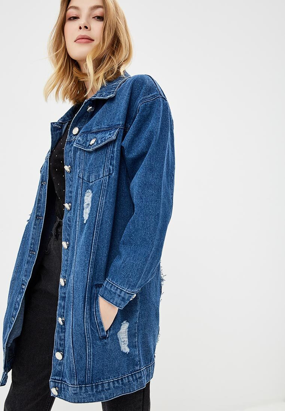 LIGVIANNI Джинсовая куртка Denim Jacket Don't TALK TOO MUCH
