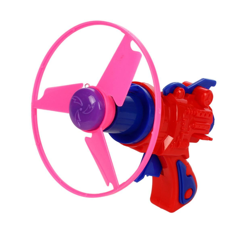 Игровой набор Запускалка пистолет со светом 2 кольца, 3-4 цвета микс, с-40835
