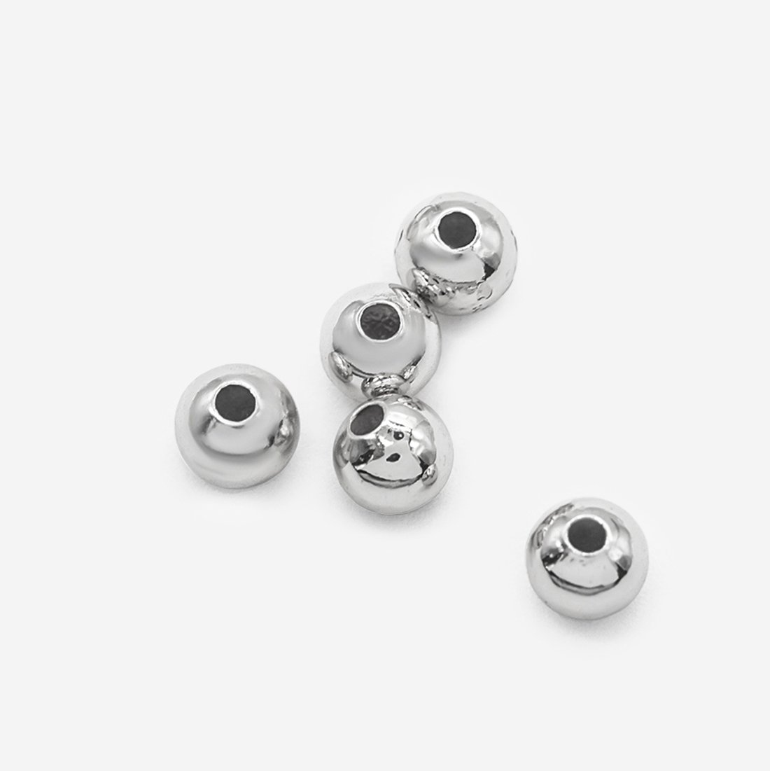 Бусина-разделитель, 5мм, родирование