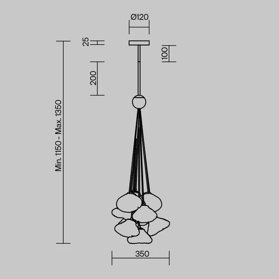 Подвесной светильник Таверна / Eatery Freya fr5488pl-10ch