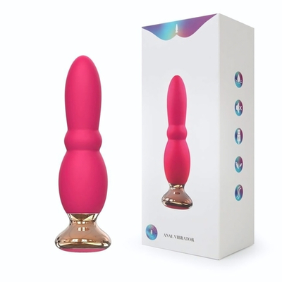 Розовый анальный вибромассажёр - 14,8 см. (Цвет: розовый)