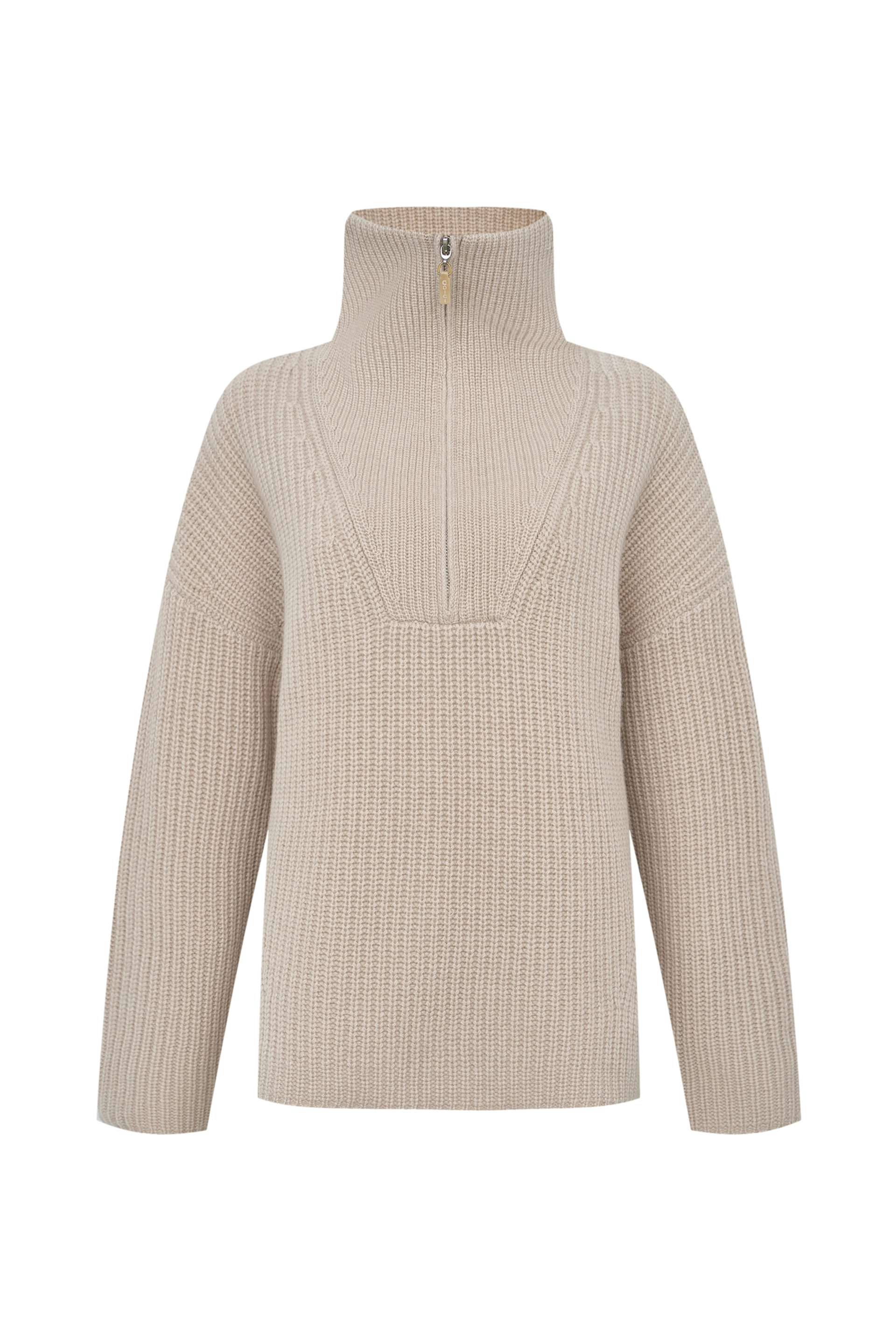 Кашемировый свитер с застежкой