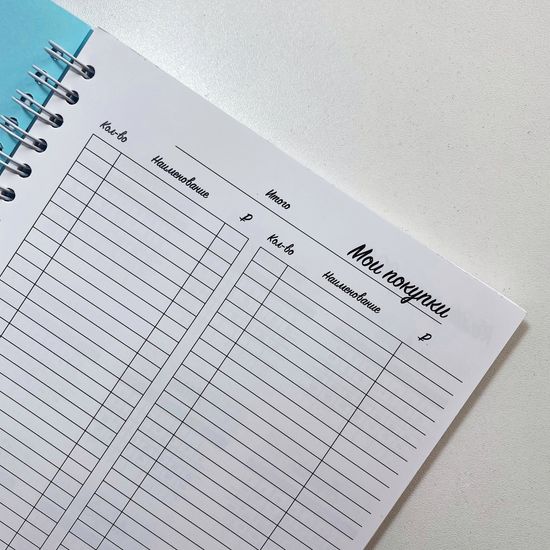 Планер для бьюти мастера №9