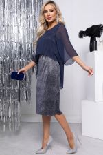 Платье "Ясна" (блю) П7766 LT Collection
